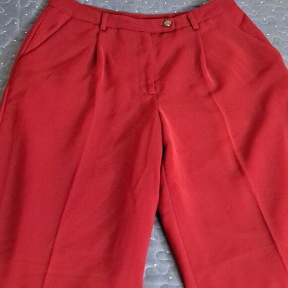 Evan Picone red dress pants size 6 - Picture 2 of 6